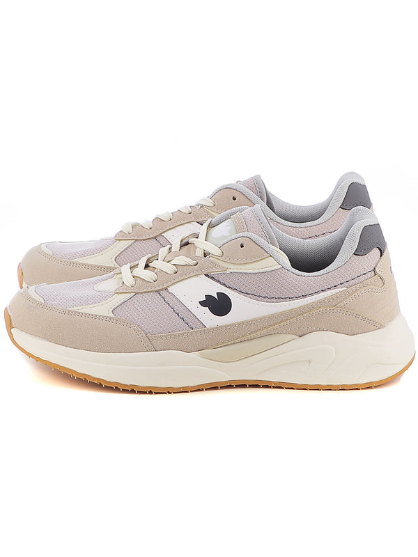 Sneakers stringate uomo DUKK DKM515100 beige chiaro | Costa Superstore