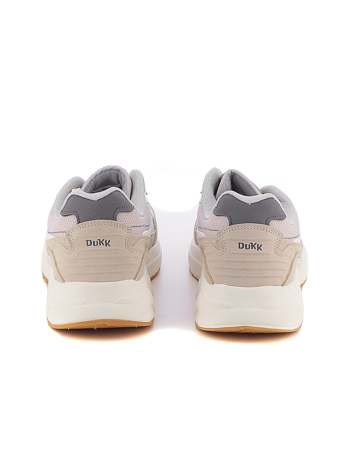 Sneakers stringate uomo DUKK DKM515100 beige chiaro | Costa Superstore