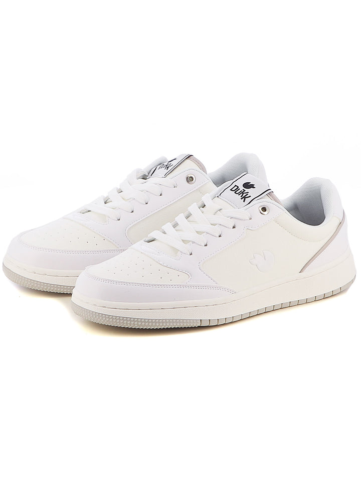 Sneakers stringate uomo DUKK DKM518210 bianco | Costa Superstore