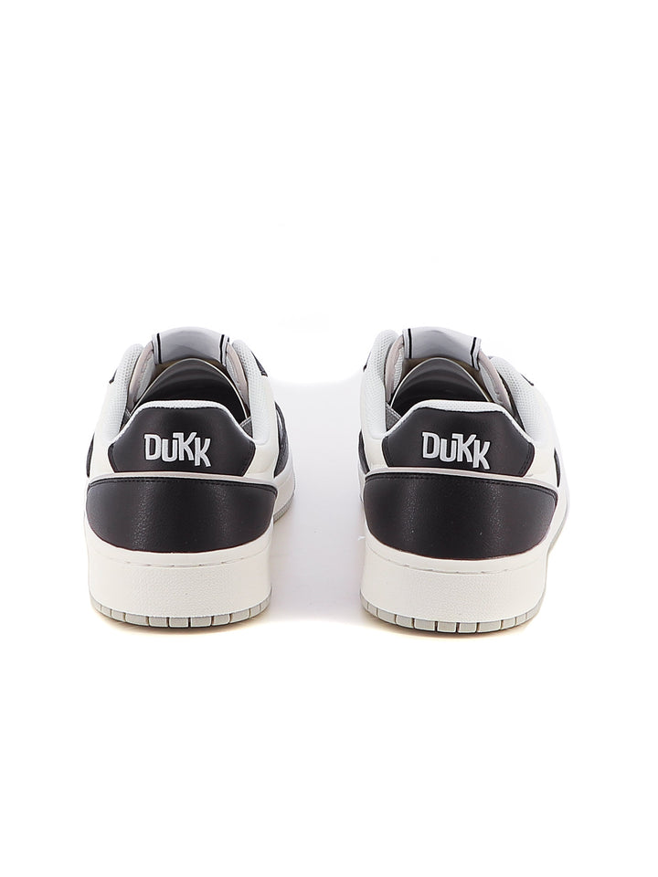Sneakers stringate uomo DUKK DKM518210 bianco nero | Costa Superstore