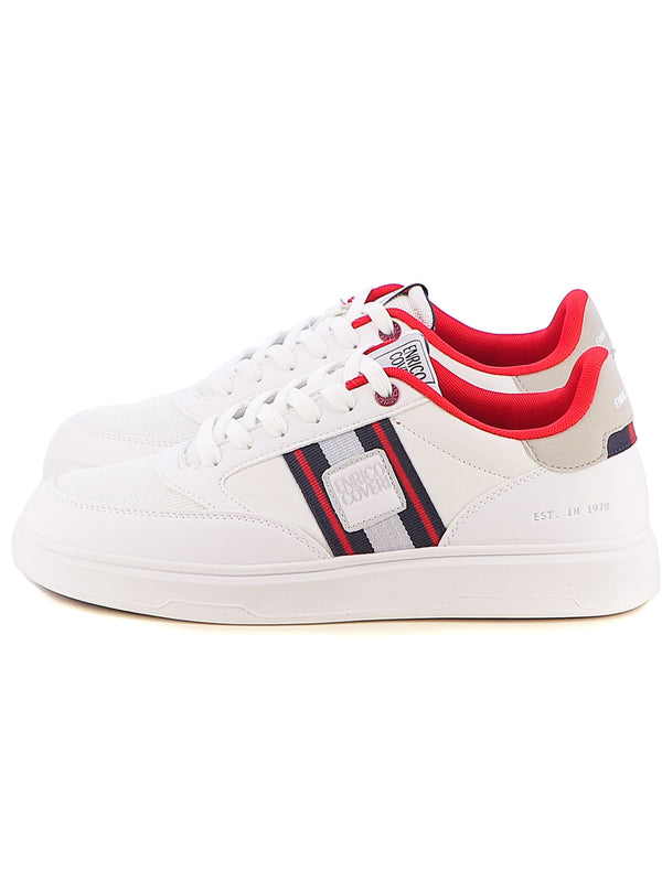 Sneakers stringate uomo ENRICO COVERI ECM514B00 bianco | Costa Superstore