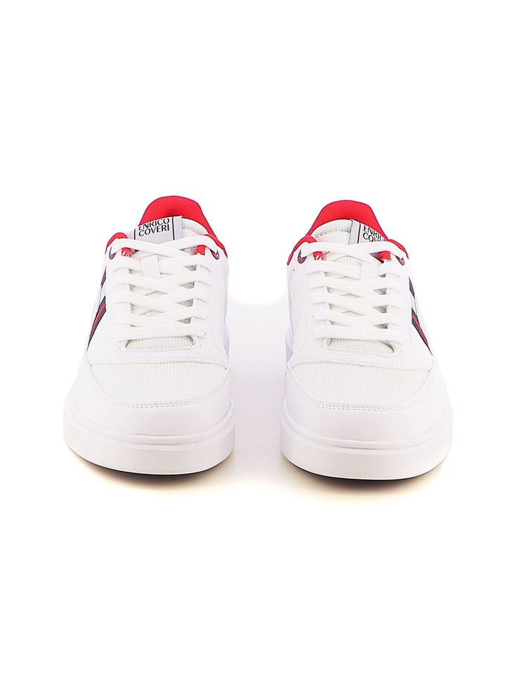 Sneakers stringate uomo ENRICO COVERI ECM514B00 bianco | Costa Superstore