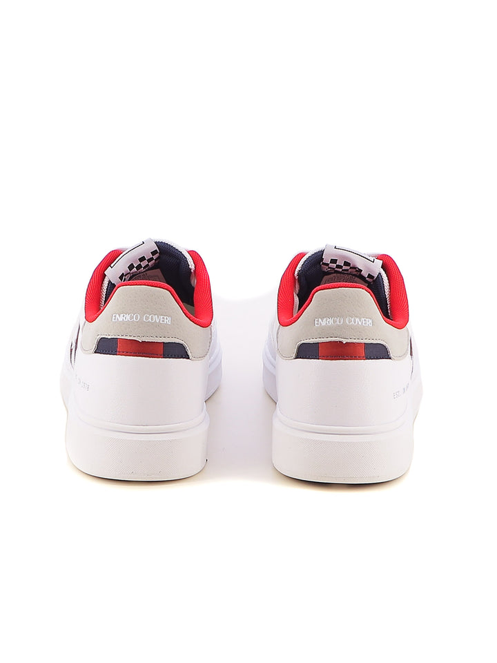 Sneakers stringate uomo ENRICO COVERI ECM514B00 bianco | Costa Superstore