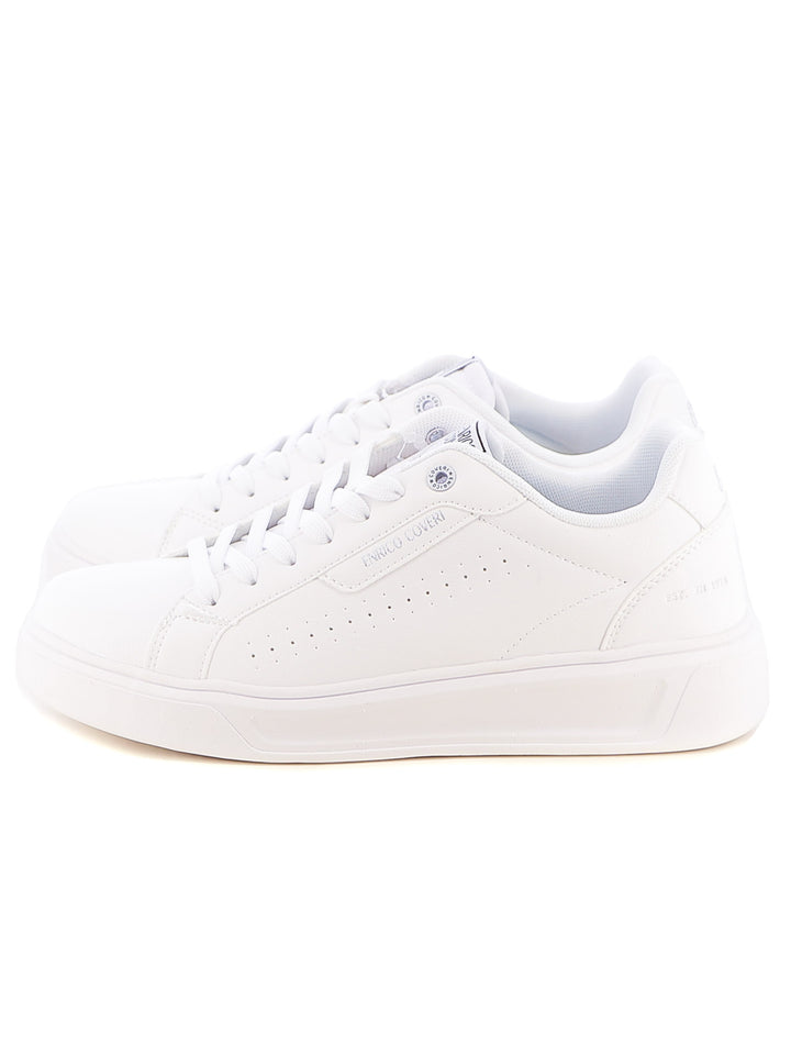 Sneakers stringate uomo ENRICO COVERI ECM514B05 bianco | Costa Superstore