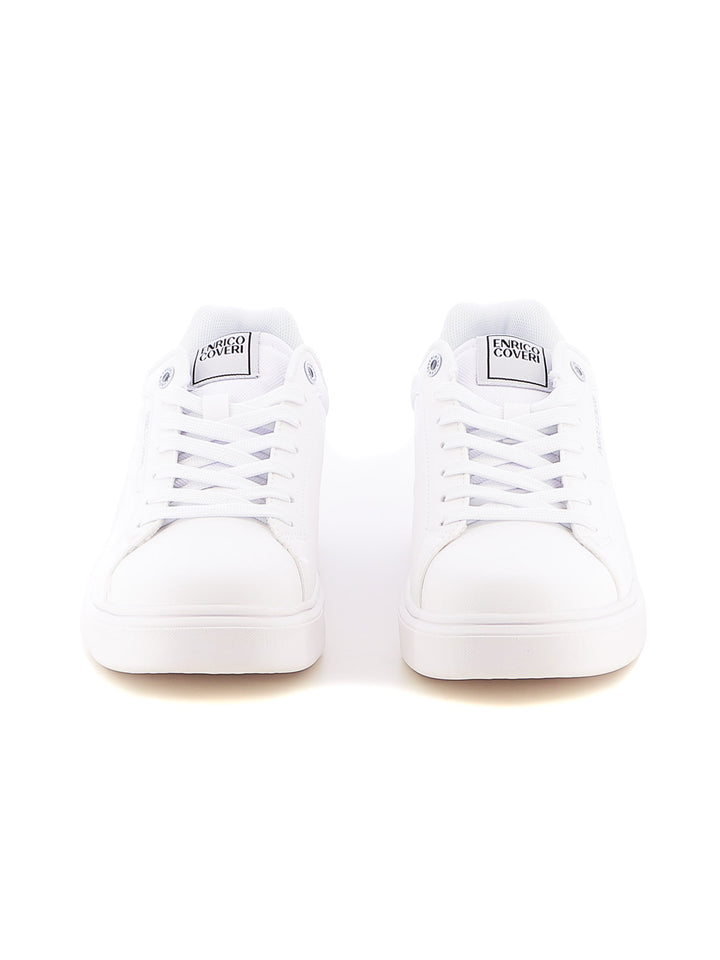Sneakers stringate uomo ENRICO COVERI ECM514B05 bianco | Costa Superstore