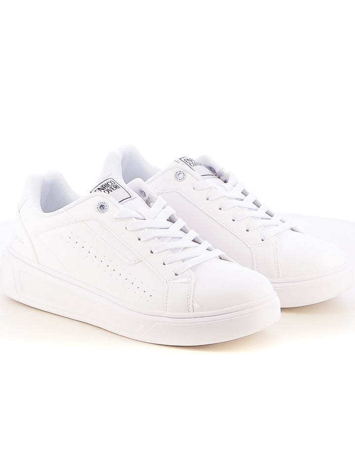 Sneakers stringate uomo ENRICO COVERI ECM514B05 bianco | Costa Superstore