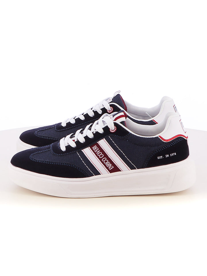 Sneakers stringate uomo ENRICO COVERI ECM514B12 blu | Costa Superstore
