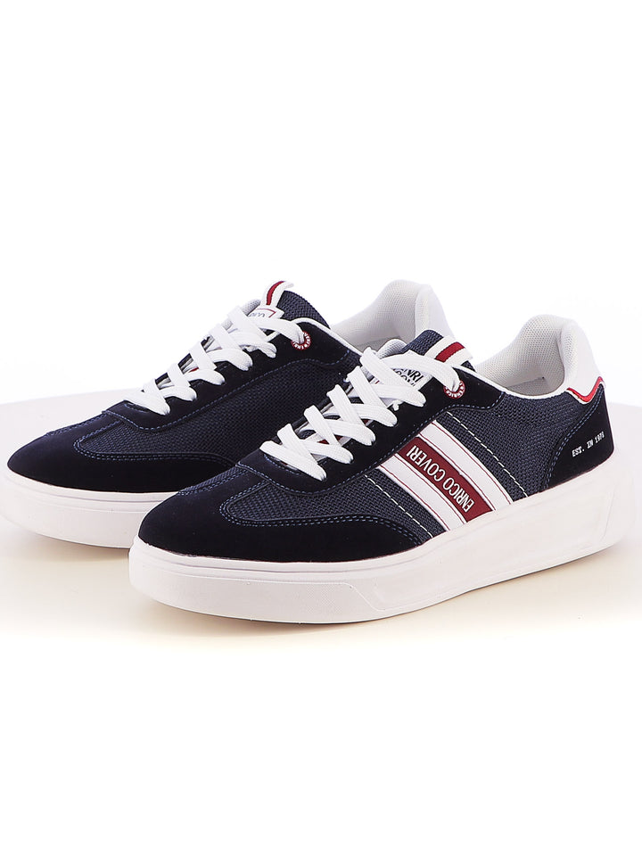 Sneakers stringate uomo ENRICO COVERI ECM514B12 blu | Costa Superstore