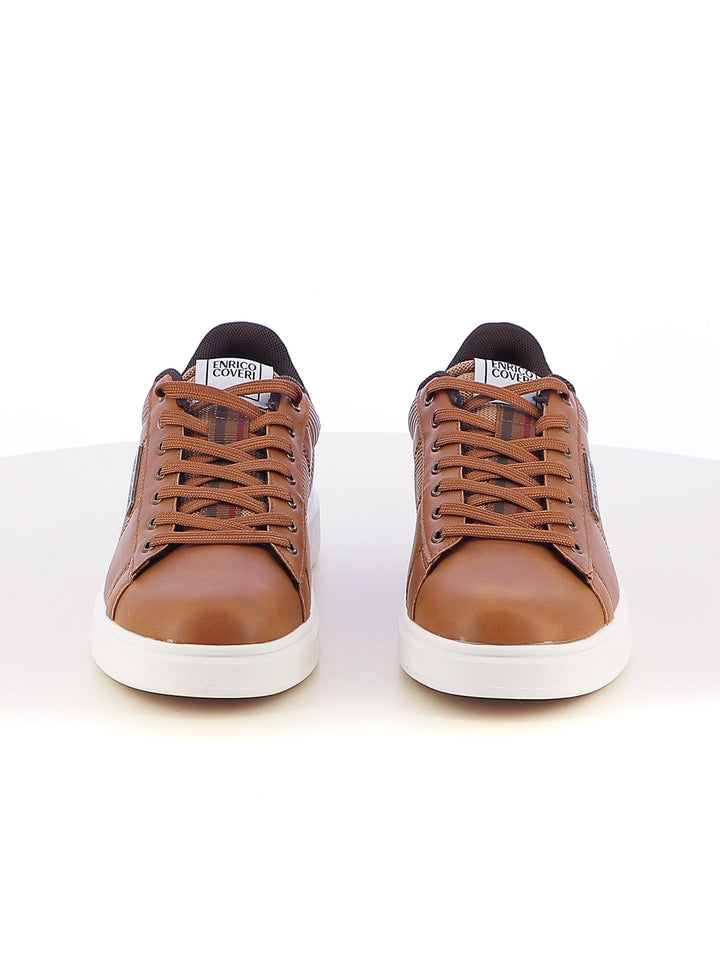 Sneakers stringate uomo ENRICO COVERI ECM514B50 cuoio | Costa Superstore