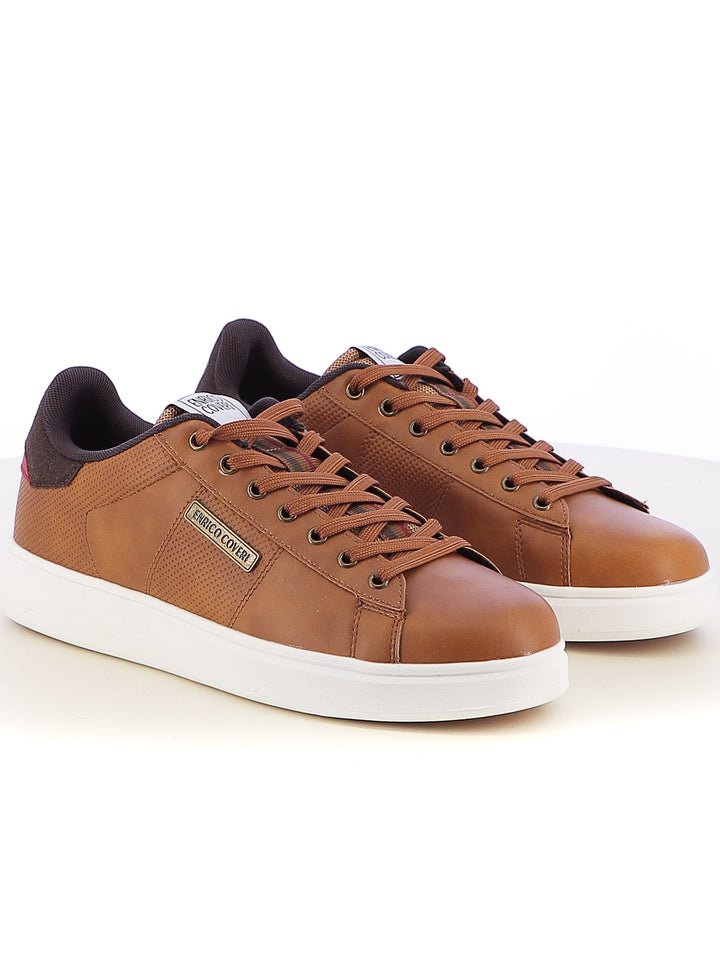Sneakers stringate uomo ENRICO COVERI ECM514B50 cuoio | Costa Superstore