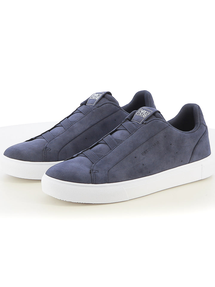 Sneakers senza lacci uomo ENRICO COVERI ECM514B92 petrolio | Costa Superstore