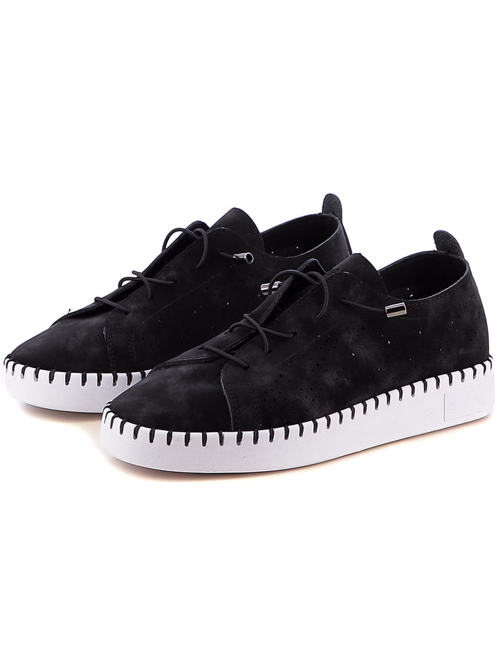 Sneakers stringate donna ENRICO COVERI ECW514B65 nero | Costa Superstore