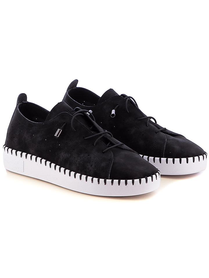 Sneakers stringate donna ENRICO COVERI ECW514B65 nero | Costa Superstore