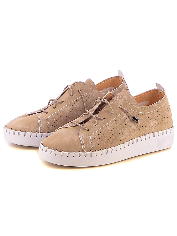 Sneakers stringate donna ENRICO COVERI ECW514B65 marrone | Costa Superstore