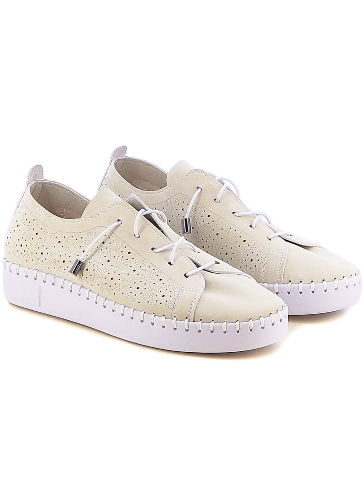 Sneakers stringate donna ENRICO COVERI ECW514B65 bianco | Costa Superstore