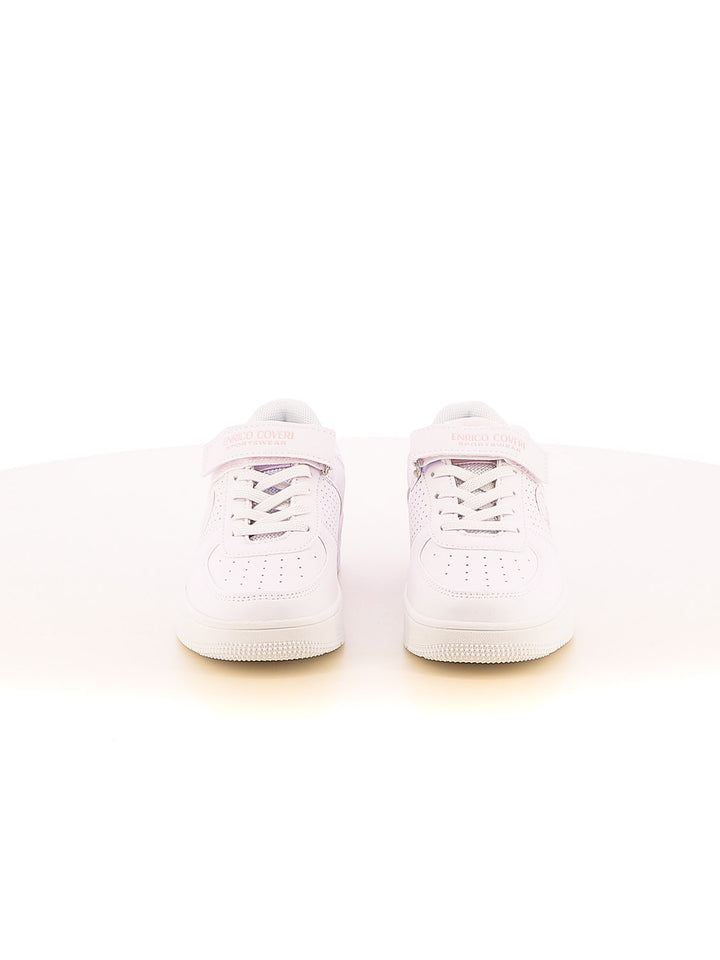 Sneakers con strappi bambina ENRICO COVERI SPORTSWEAR CKG514C01B bianco | Costa Superstore