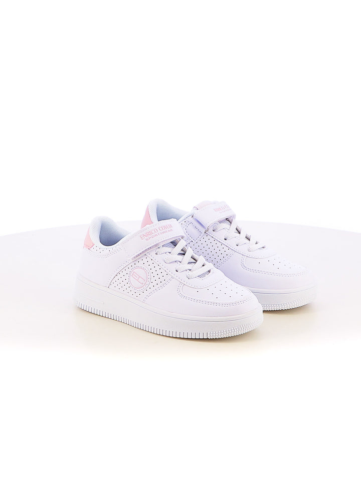 Sneakers con strappi bambina ENRICO COVERI SPORTSWEAR CKG514C01B bianco | Costa Superstore