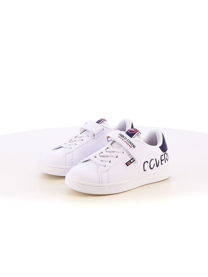Sneakers con strappi bambino ENRICO COVERI SPORTSWEAR CKS514C21A bianco | Costa Superstore