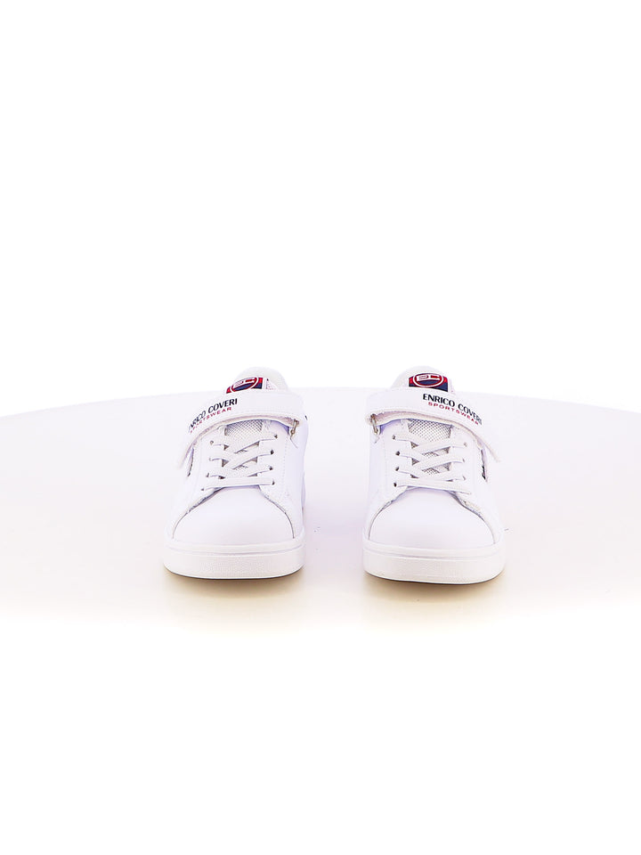 Sneakers con strappi bambino ENRICO COVERI SPORTSWEAR CKS514C21A bianco | Costa Superstore