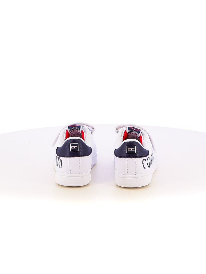 Sneakers con strappi bambino ENRICO COVERI SPORTSWEAR CKS514C21A bianco | Costa Superstore