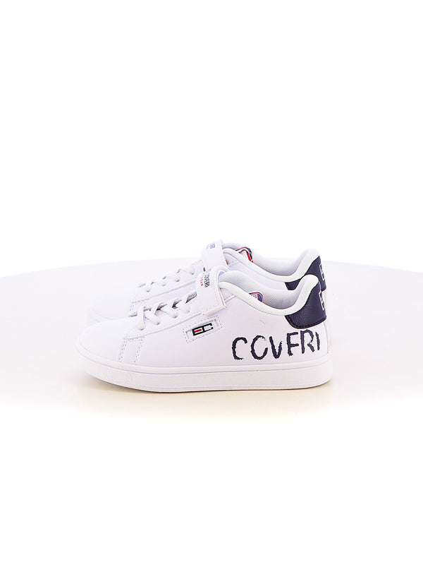 Sneakers con strappi bambino ENRICO COVERI SPORTSWEAR CKS514C21B bianco | Costa Superstore