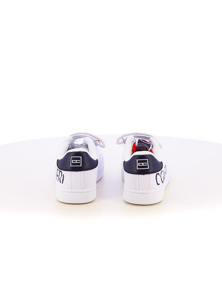 Sneakers con strappi bambino ENRICO COVERI SPORTSWEAR CKS514C21B bianco | Costa Superstore