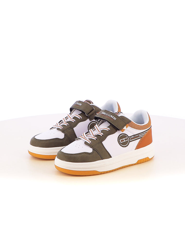 Sneakers con strappi bambino ENRICO COVERI SPORTSWEAR CKS514C33B verde pastelli lime | Costa Superstore