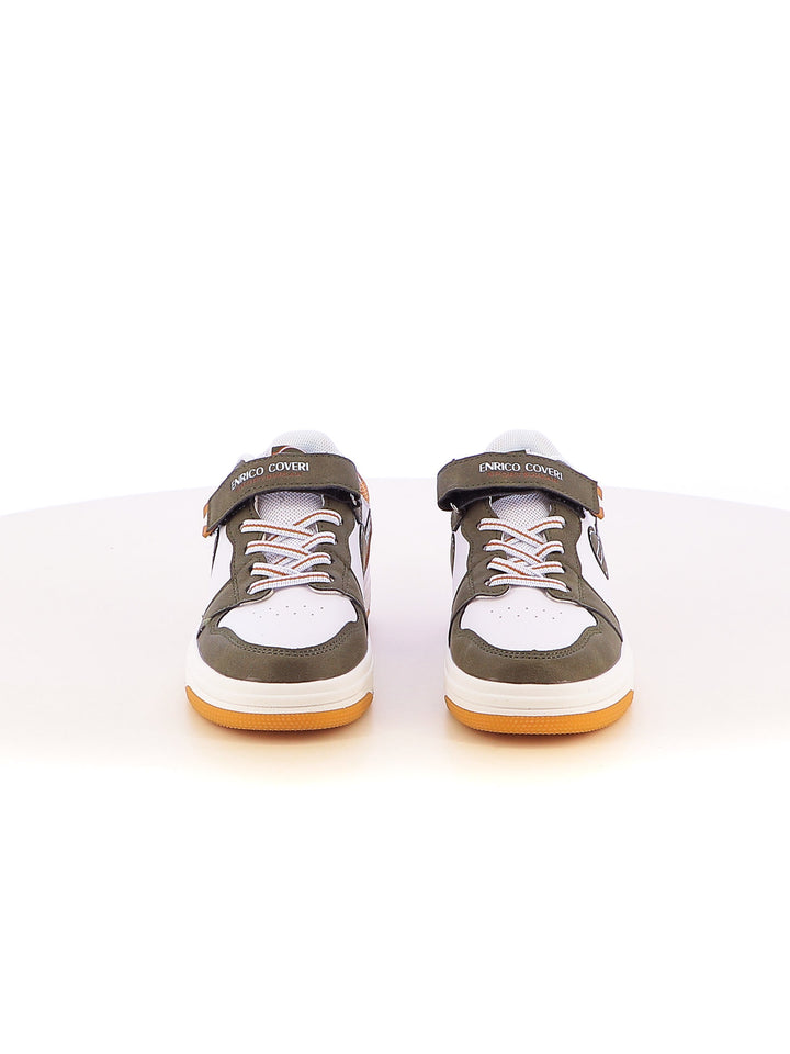 Sneakers con strappi bambino ENRICO COVERI SPORTSWEAR CKS514C33B verde pastelli lime | Costa Superstore