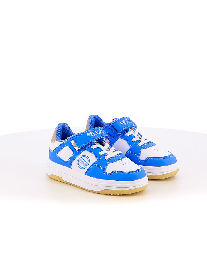 Sneakers con strappi bambino ENRICO COVERI SPORTSWEAR CKS514C34A blu | Costa Superstore