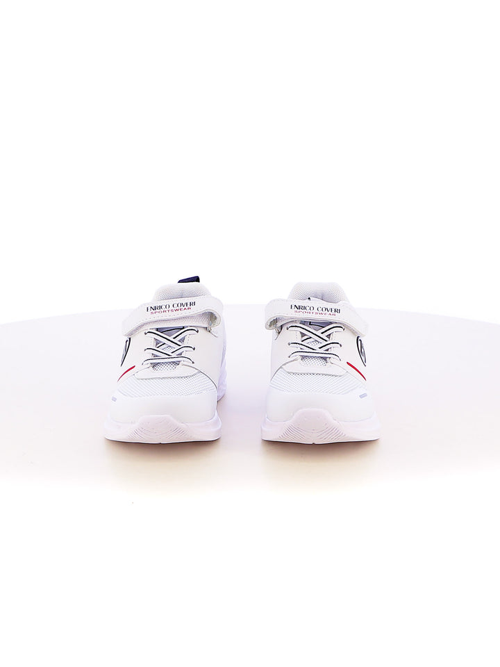 Sneakers con strappi bambino ENRICO COVERI SPORTSWEAR CKS515C10A bianco | Costa Superstore