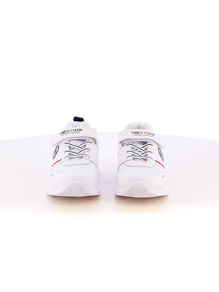 Sneakers con strappi bambino ENRICO COVERI SPORTSWEAR CKS515C10B bianco | Costa Superstore