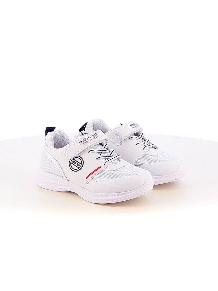 Sneakers con strappi bambino ENRICO COVERI SPORTSWEAR CKS515C10B bianco | Costa Superstore
