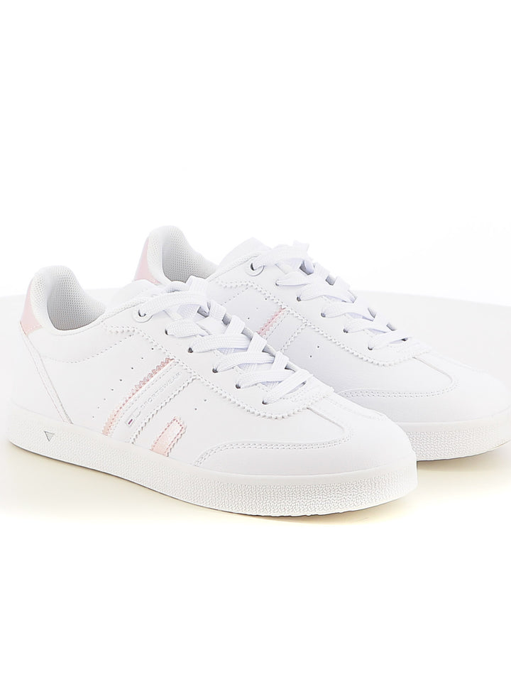 Sneakers stringate donna ENRICO COVERI SPORTSWEAR CSW514C11 bianco rosa | Costa Superstore