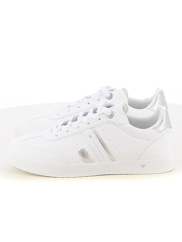 Sneakers stringate donna ENRICO COVERI SPORTSWEAR CSW514C11 bianco argento | Costa Superstore