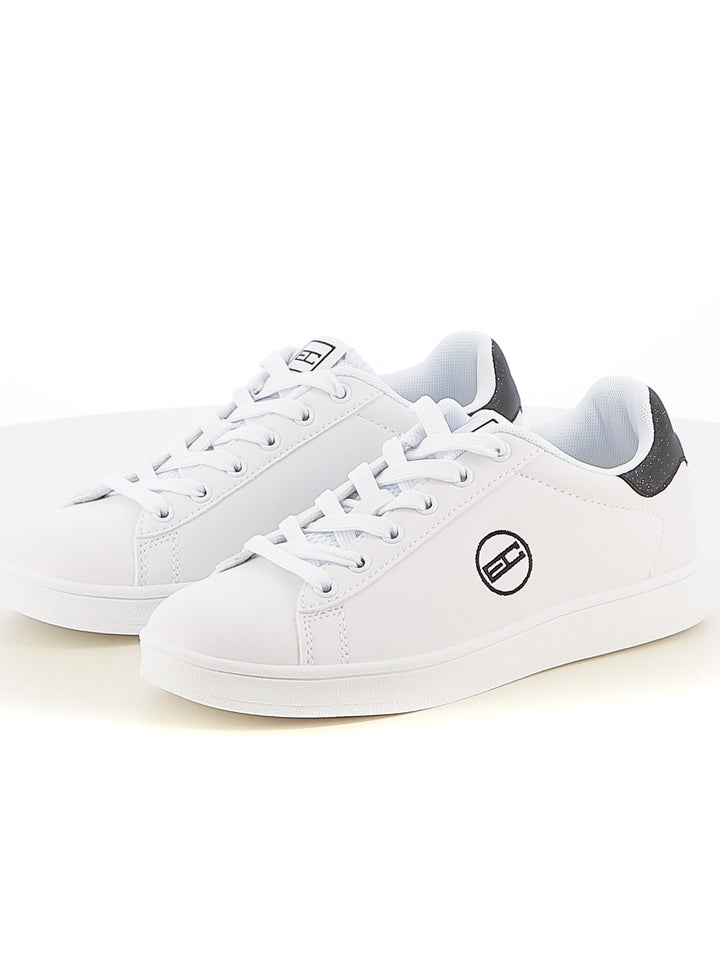 Sneakers stringate donna ENRICO COVERI SPORTSWEAR CSW514C60 bianco nero | Costa Superstore