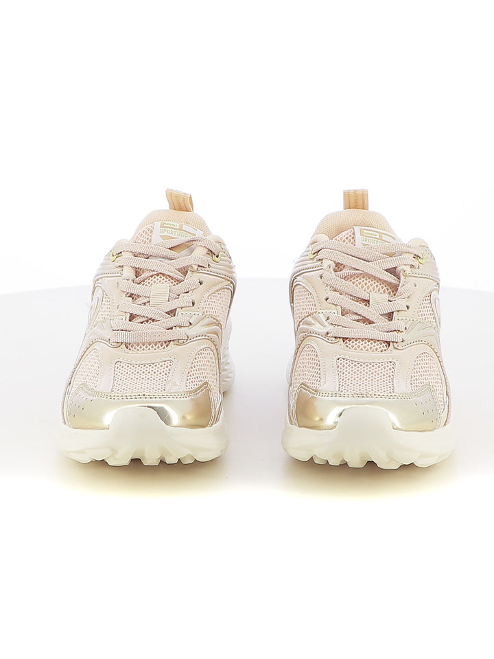 Sneakers stringate donna ENRICO COVERI SPORTSWEAR CSW515C08 oro | Costa Superstore