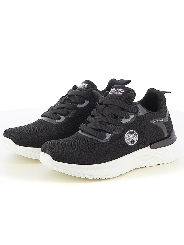 Sneakers stringate donna ENRICO COVERI SPORTSWEAR CSW516C09 nero | Costa Superstore