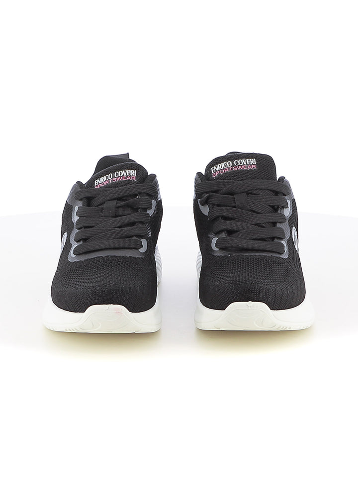 Sneakers stringate donna ENRICO COVERI SPORTSWEAR CSW516C09 nero | Costa Superstore