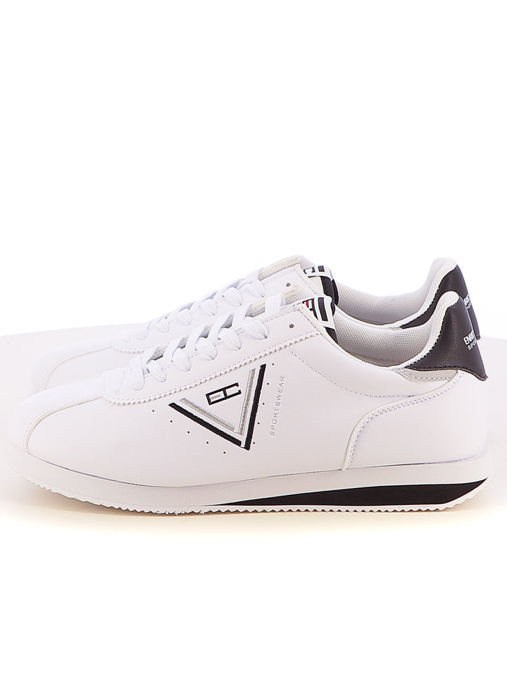 Sneakers stringate uomo ENRICO COVERI SPORTSWEAR ECS513307 bianco nero | Costa Superstore