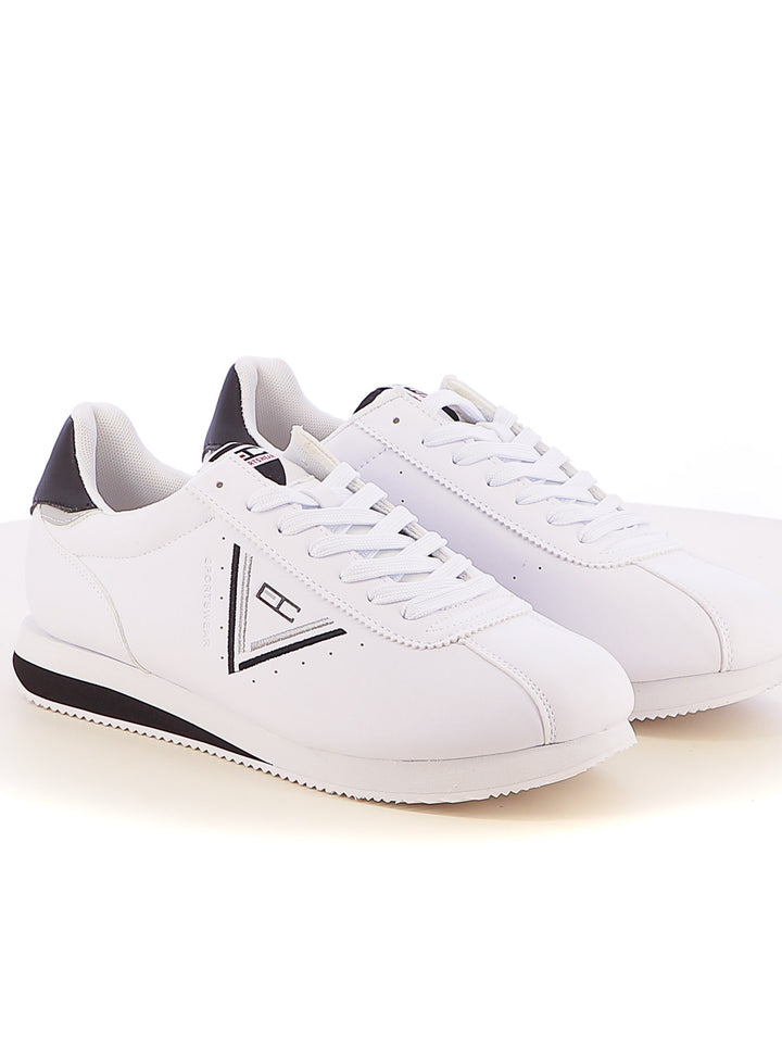 Sneakers stringate uomo ENRICO COVERI SPORTSWEAR ECS513307 bianco nero | Costa Superstore
