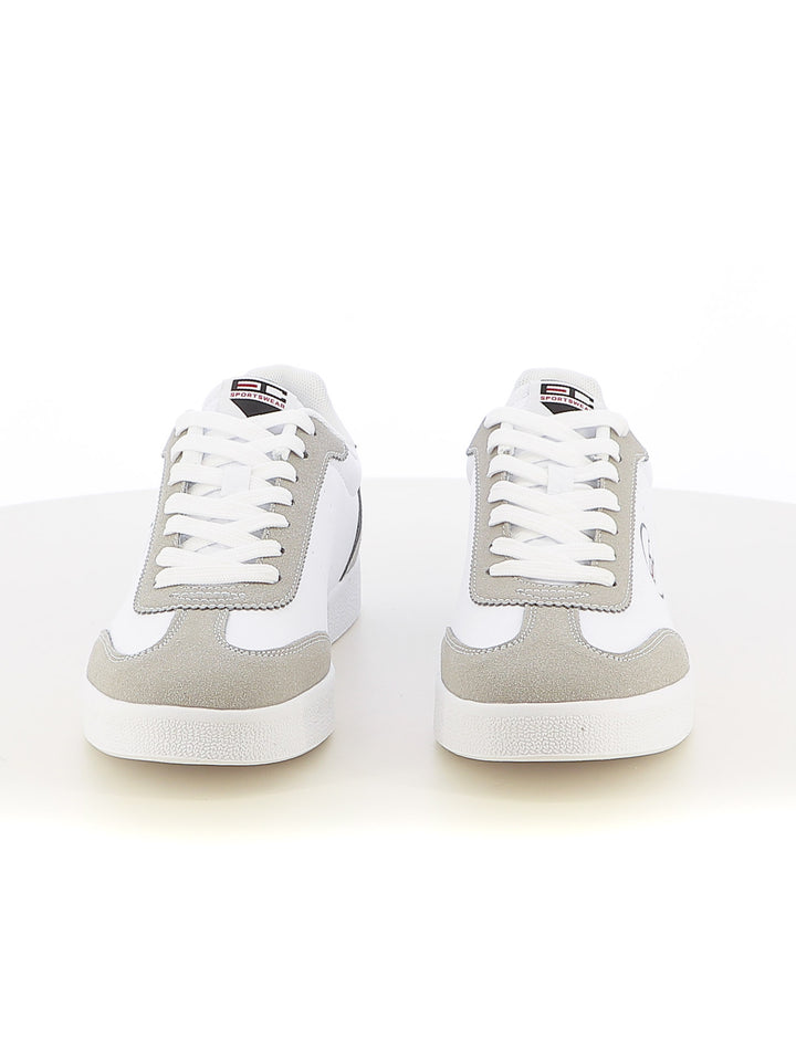 Sneakers stringate uomo ENRICO COVERI SPORTSWEAR ECS514318 bianco grigio | Costa Superstore