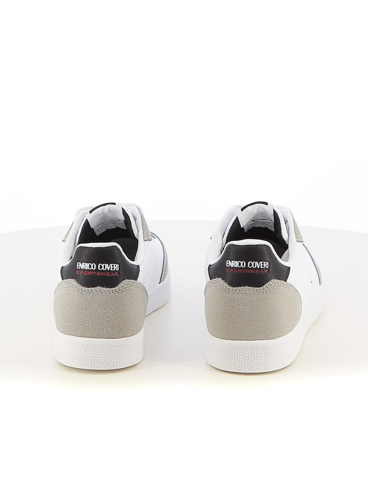 Sneakers stringate uomo ENRICO COVERI SPORTSWEAR ECS514318 bianco grigio | Costa Superstore
