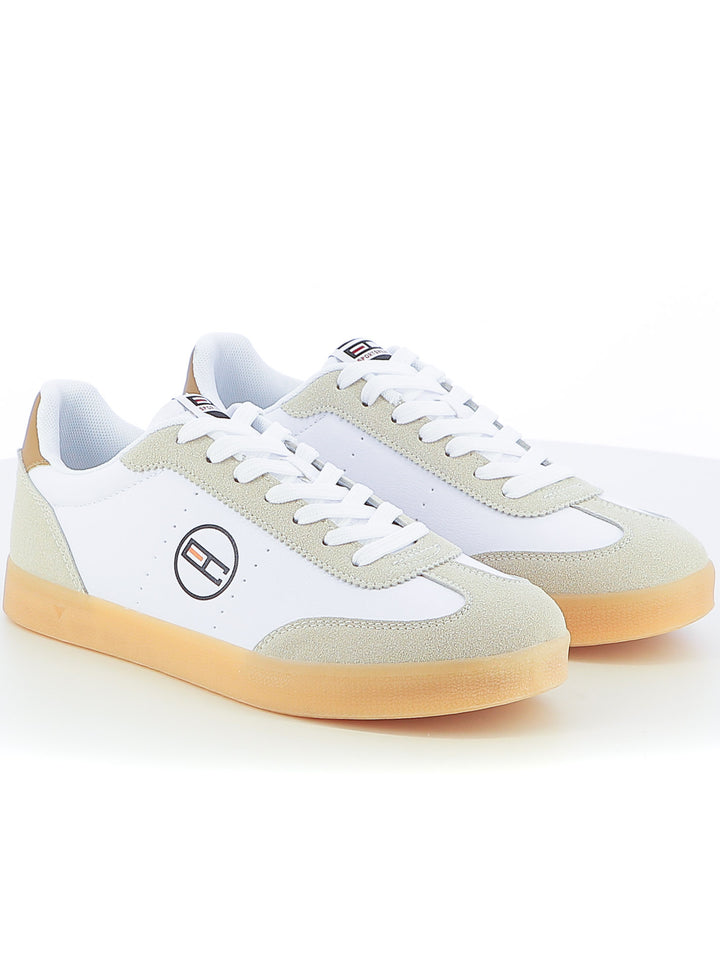 Sneakers stringate uomo ENRICO COVERI SPORTSWEAR ECS514318 bianco rosa | Costa Superstore