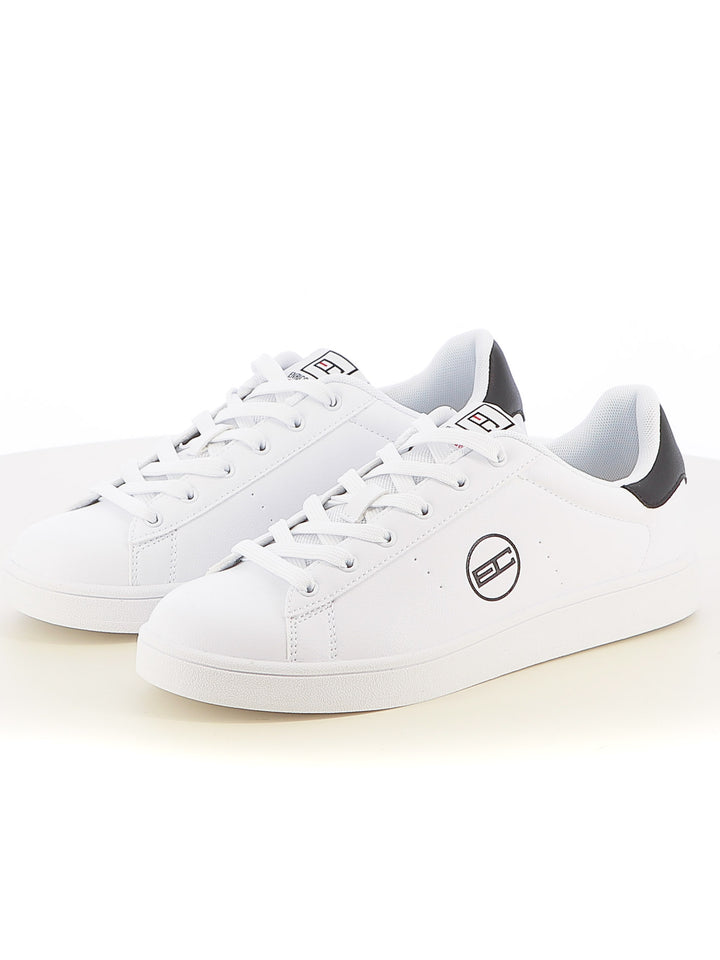Sneakers stringate uomo ENRICO COVERI SPORTSWEAR ECS514321 bianco nero | Costa Superstore