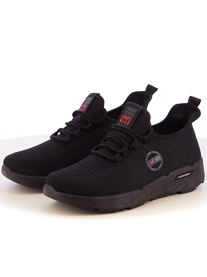Sneakers stringate uomo ENRICO COVERI SPORTSWEAR ECS516343 nero | Costa Superstore