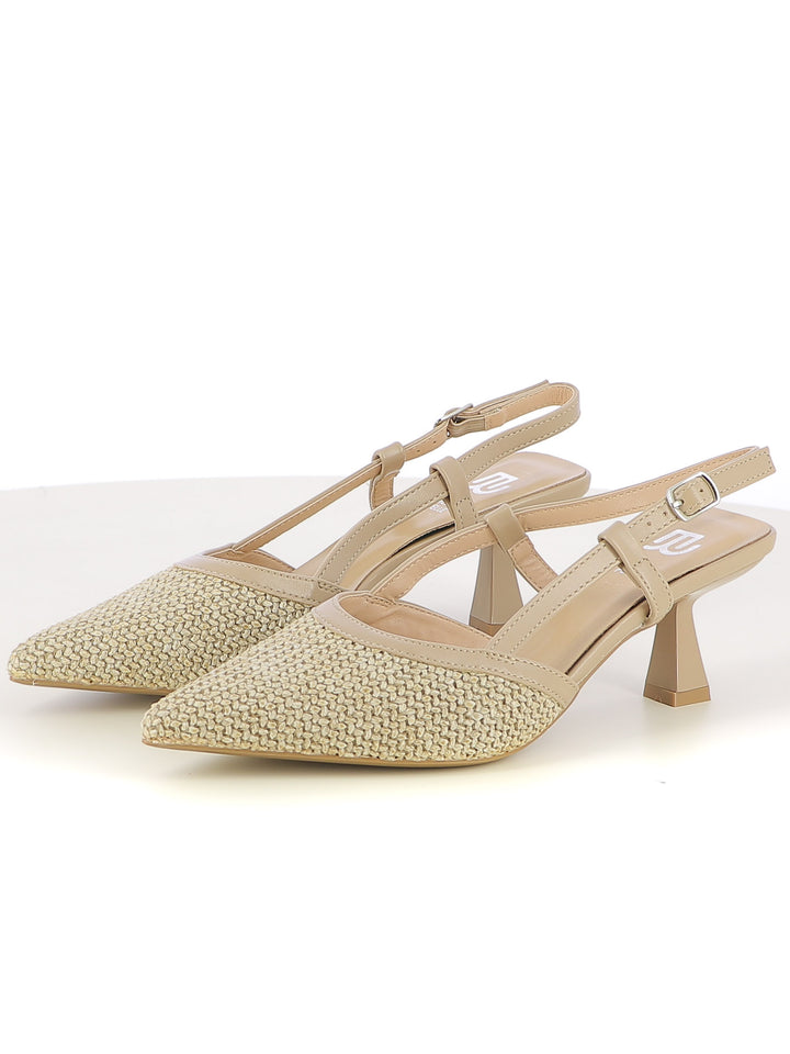 Décolleté slingback donna EVA RINALDI AP25S-10015 beige chiaro | Costa Superstore
