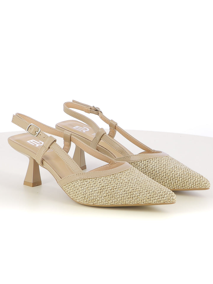 Décolleté slingback donna EVA RINALDI AP25S-10015 beige chiaro | Costa Superstore