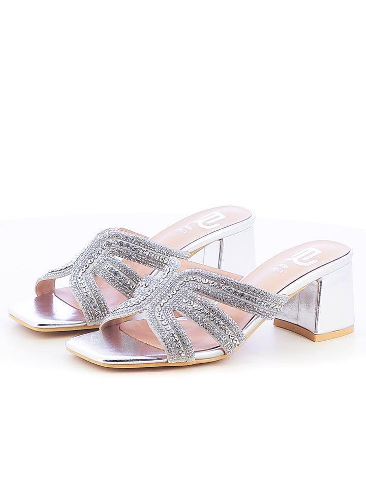 Ciabattine donna EVA RINALDI AP25S-8303 argento | Costa Superstore