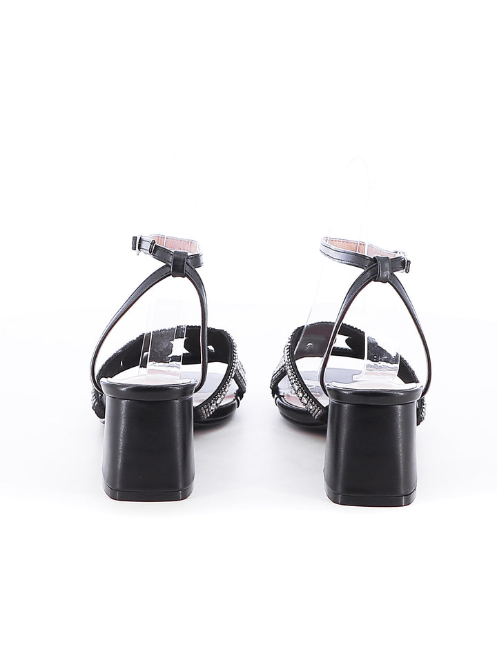 Sandali con cinturino donna EVA RINALDI AP25S-8308 nero | Costa Superstore