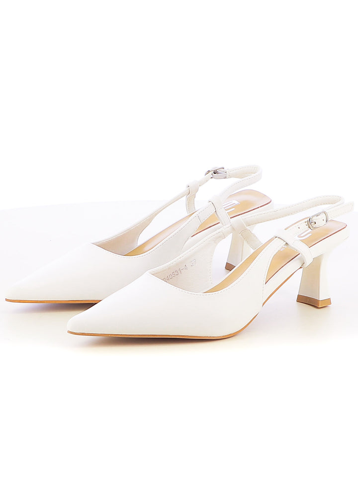 Décolleté slingback donna EVA RINALDI CMJ240531-4 bianco | Costa Superstore